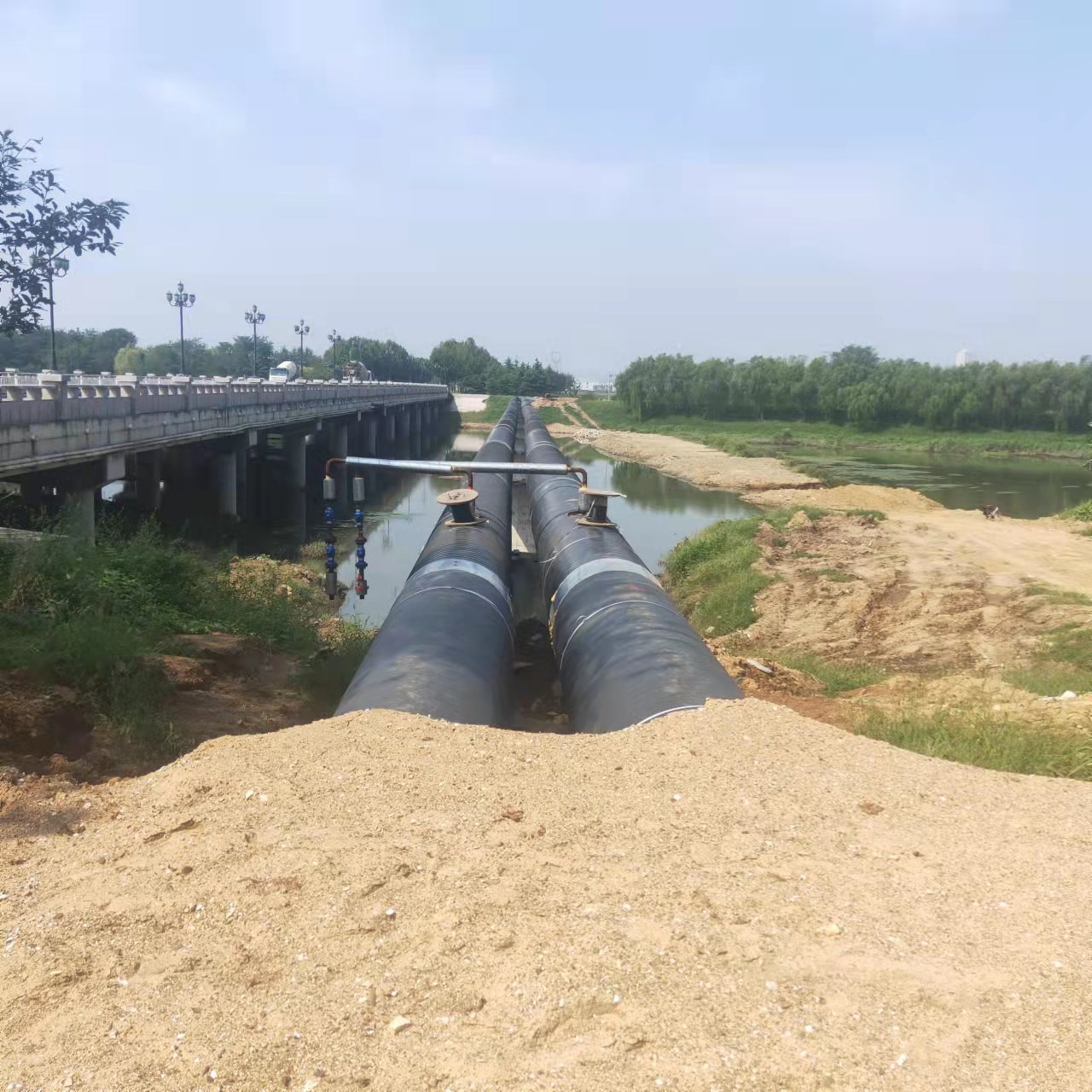 渝中球墨铸铁输油管道清洗